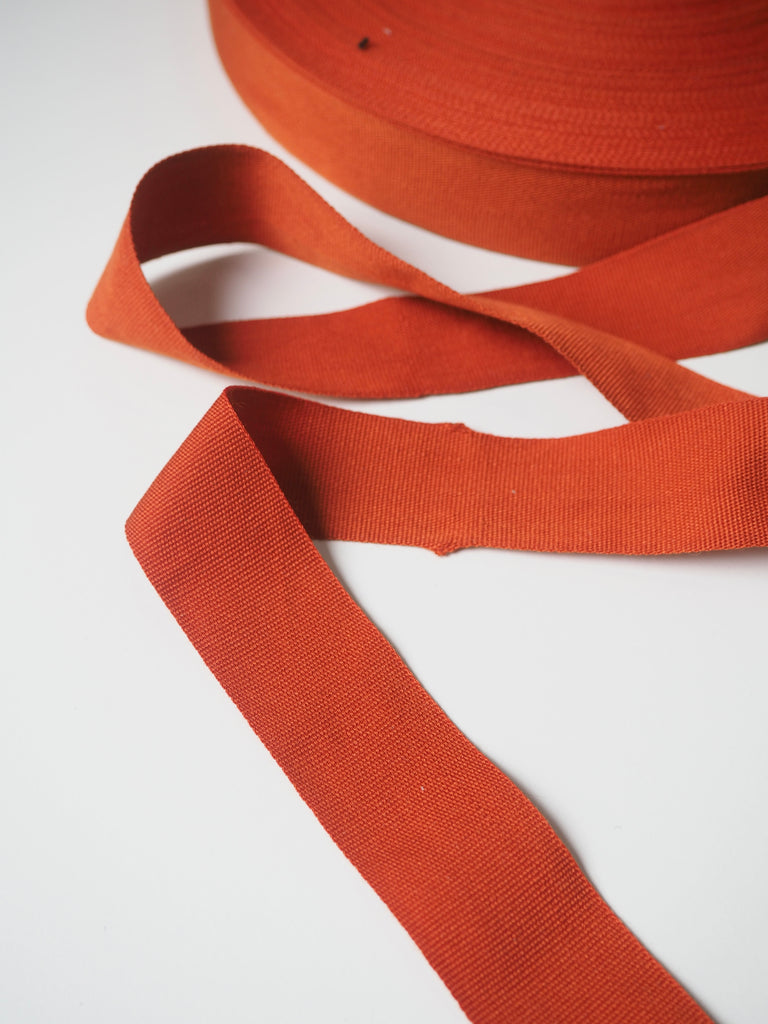 Orange Cotton/Poly Tape 30mm