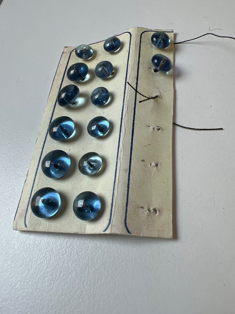 Vintage Shank Buttons 11mm - 8mm