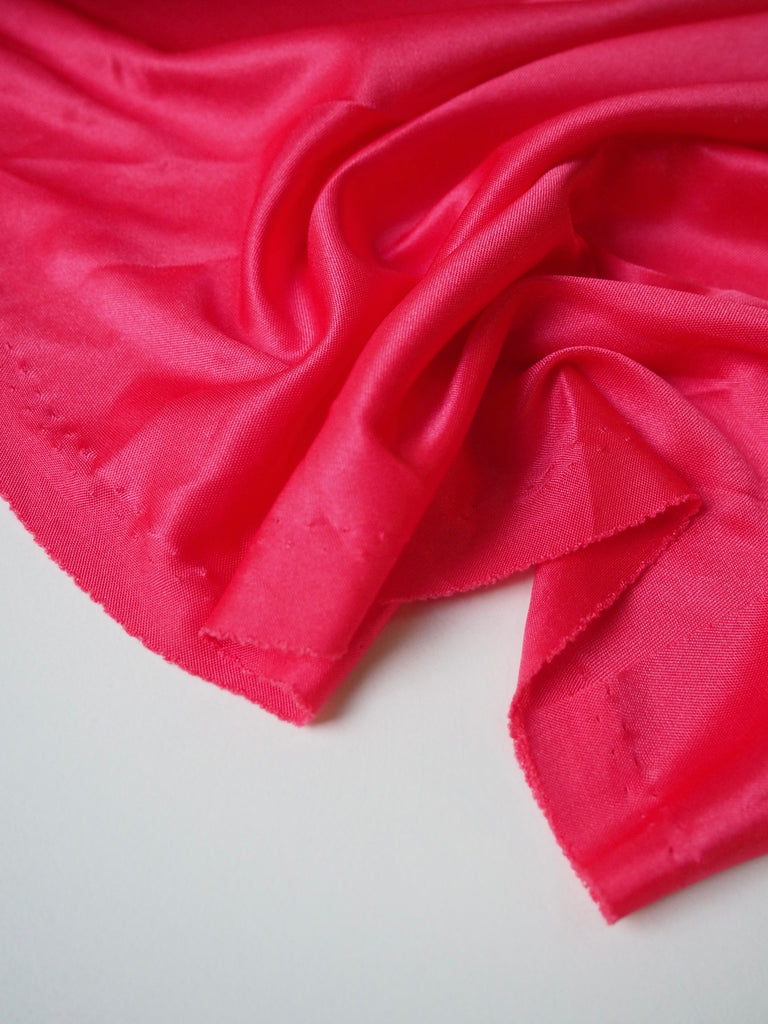 Hot Pink Satin Jersey