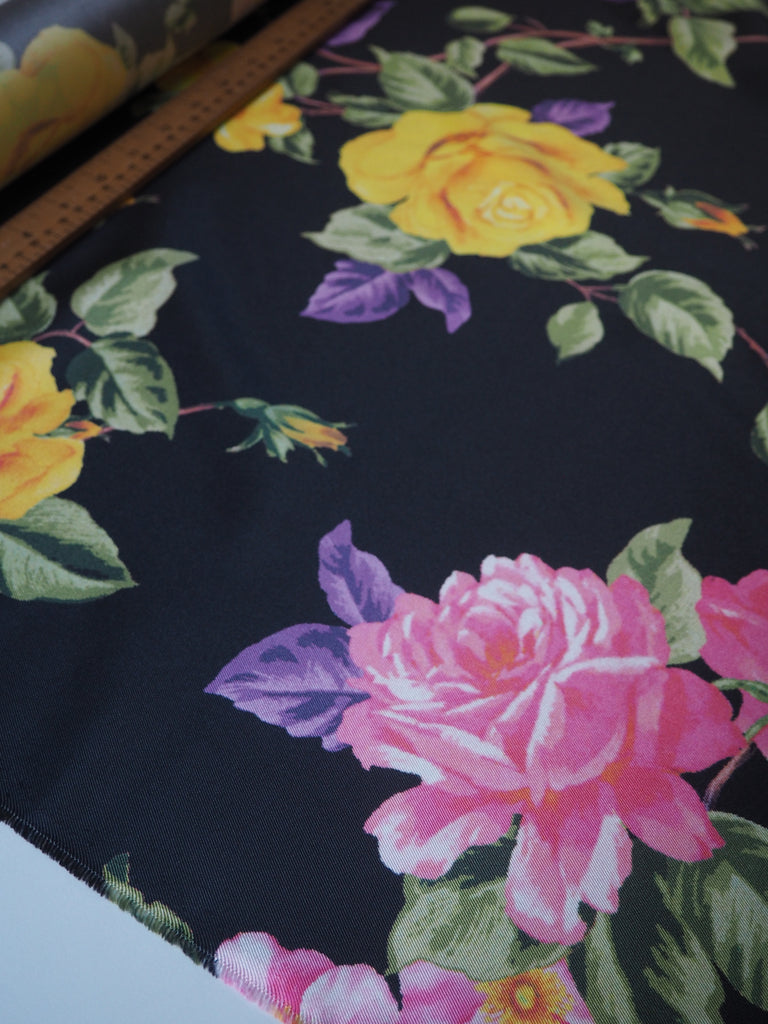 Tropic Bloom Silk Twill