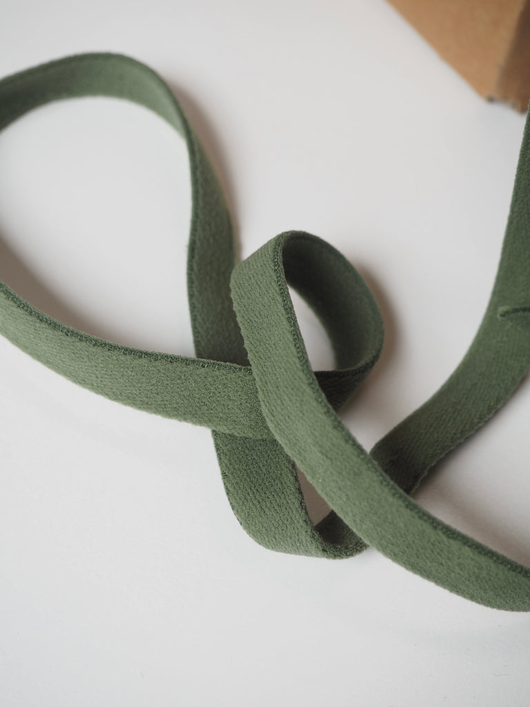 Olive Elastic 12mm