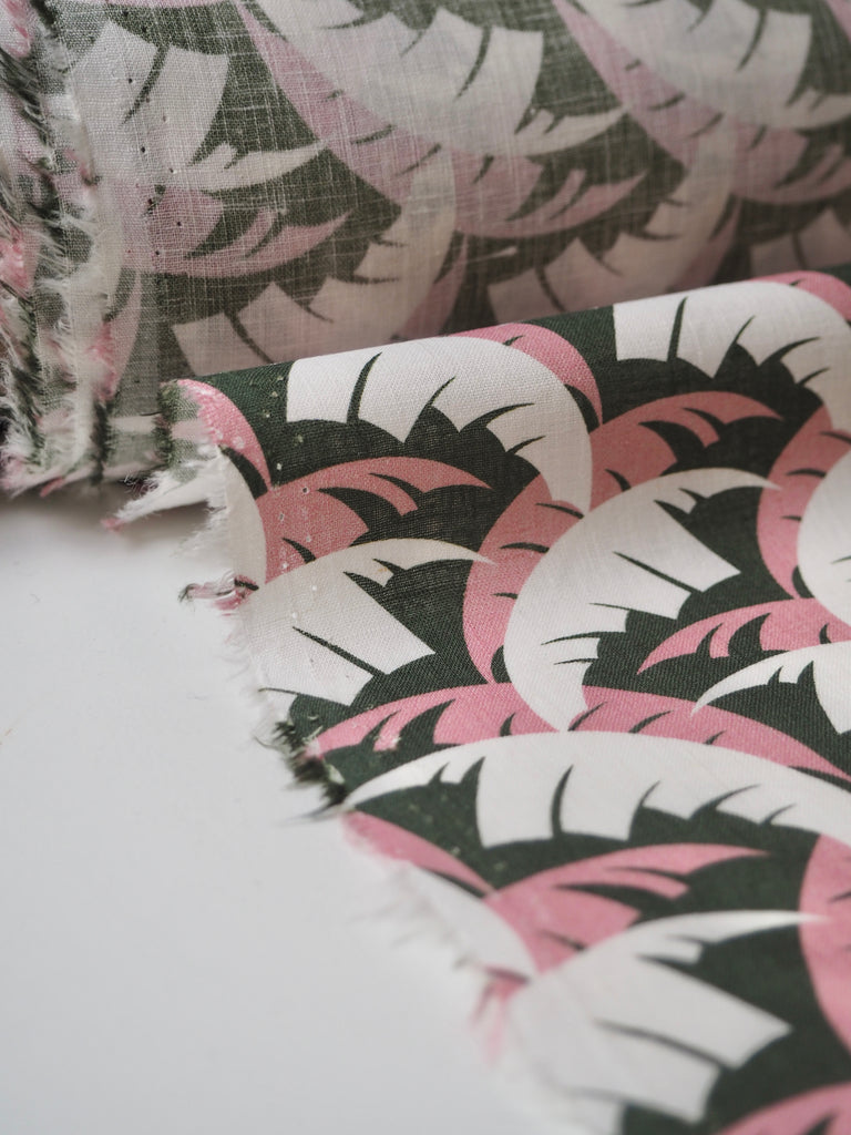 Liberty Palm Leaves Cotton Linen