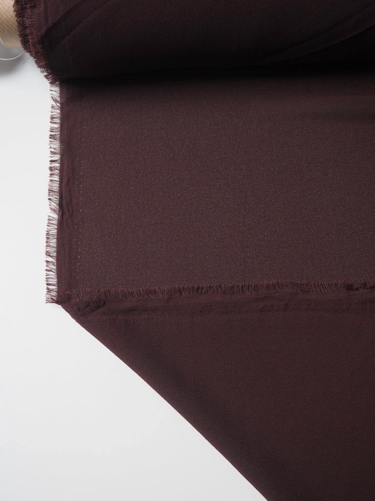 Dark Brown Georgette