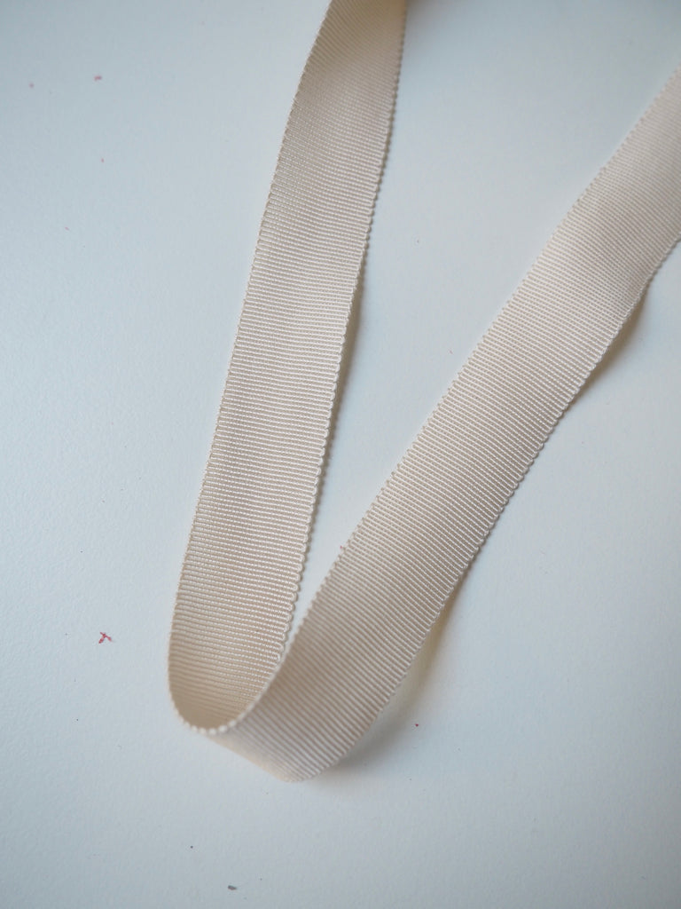 Shindo Cream Grosgrain Ribbon 18mm