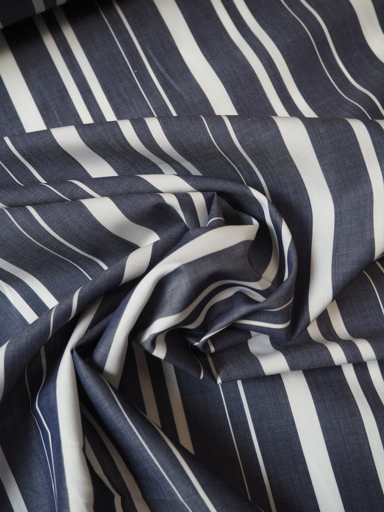 Brighton Blue Stripe Cotton