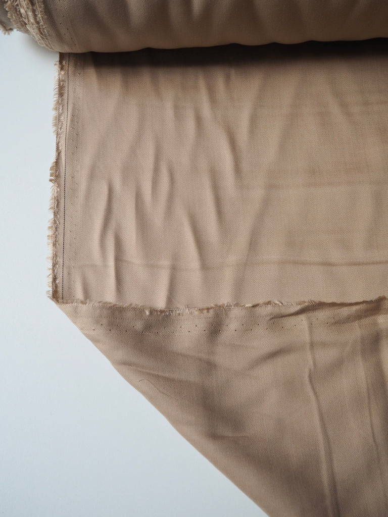 Sand Tencel Broken Twill Sateen