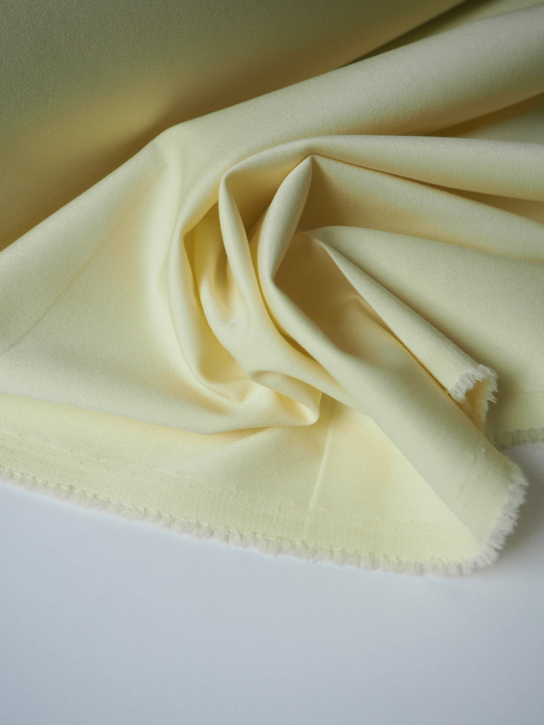 Lemonade Stretch Crepe-Backed Twill