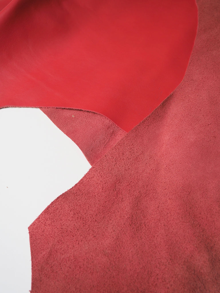 Red Smooth Cowhide