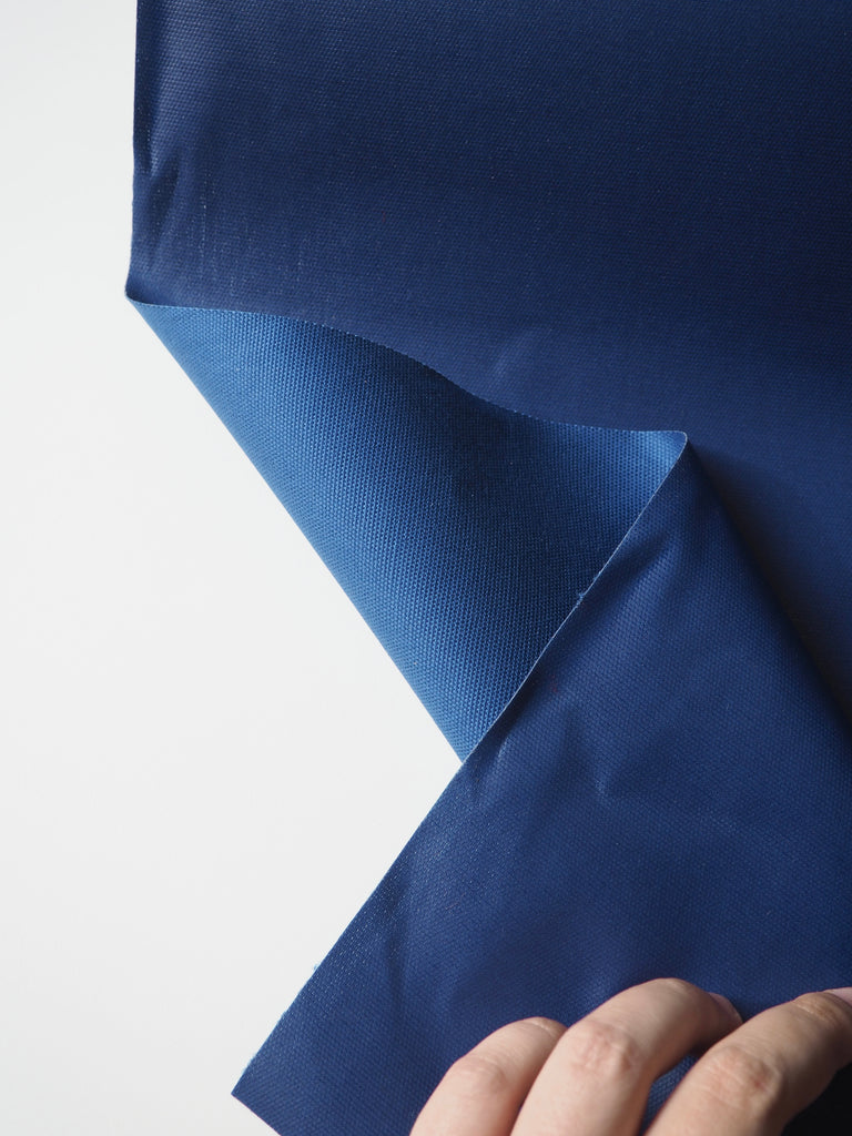 Blue Matte Cotton Oilcloth