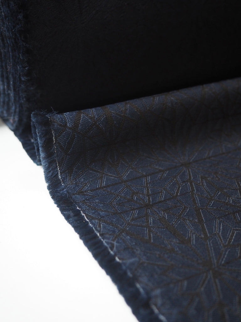 Navy Star Jacquard