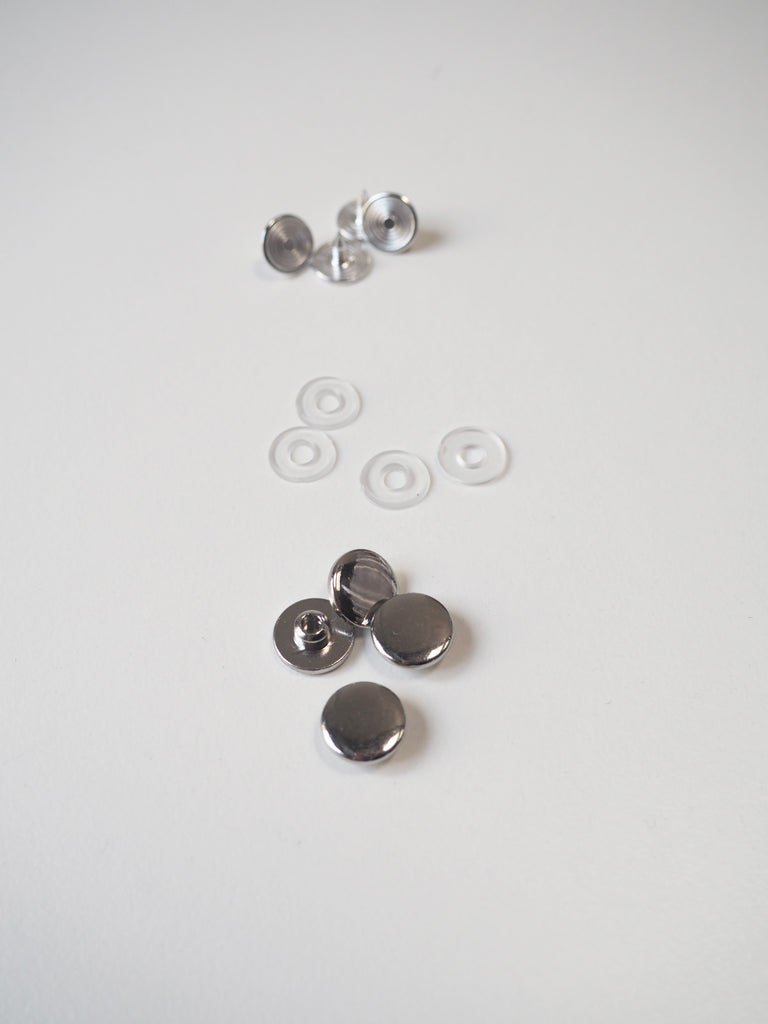 Silver Circlet Rivets 9mm