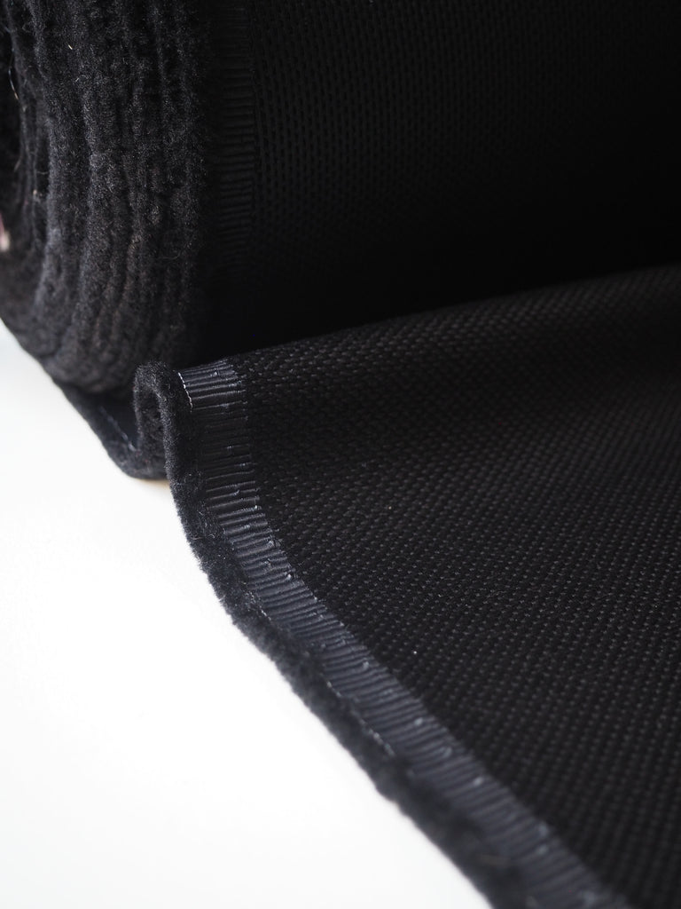 Black Sateen Jacquard
