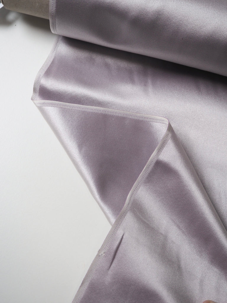 Lilac Silk Double Duchess Satin