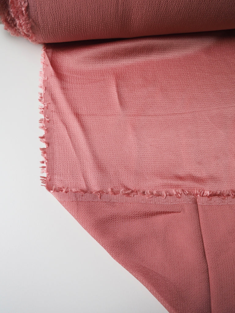 Pink Hammered Viscose Satin