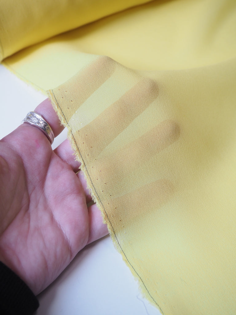 Lemon Silk Chiffon