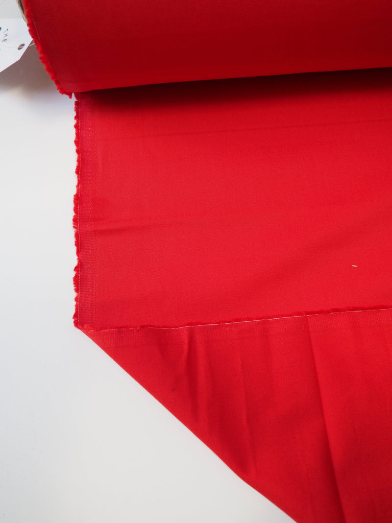 Red Cotton Twill