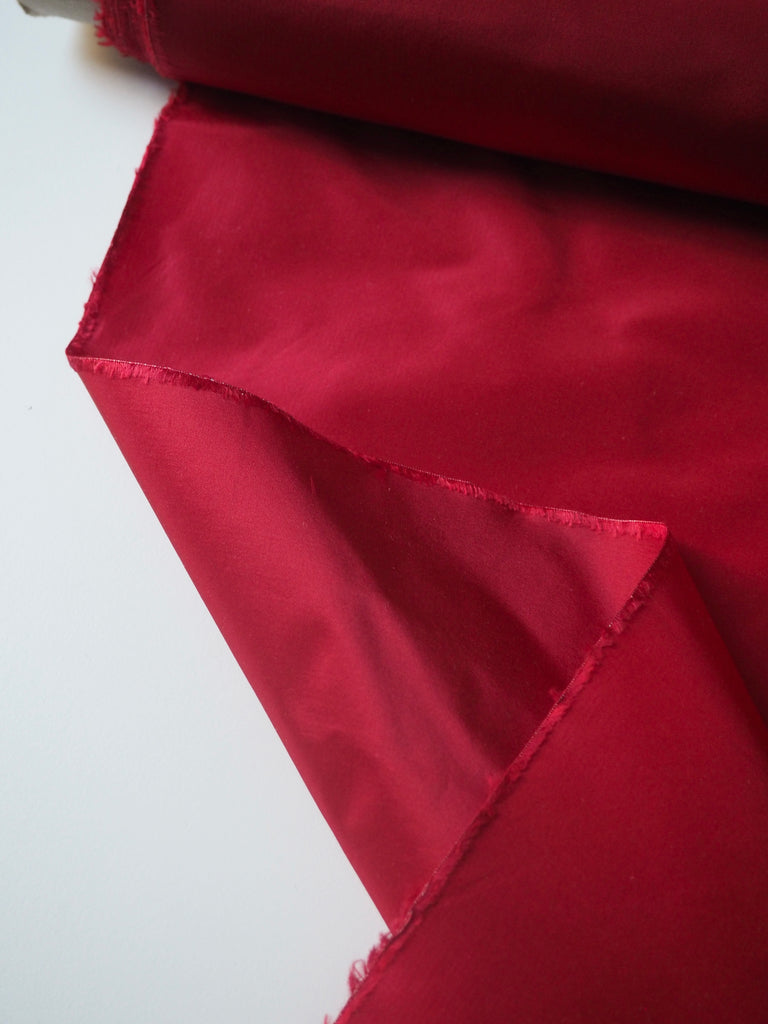 Red Silk Taffeta