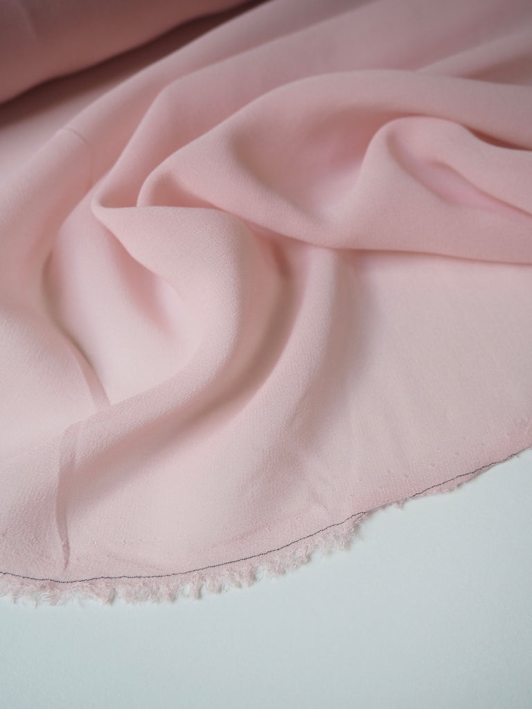 Salmon Silk Chiffon