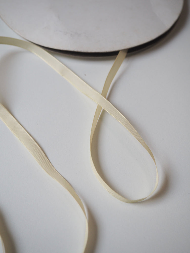 Buttermilk Satin Ribbon 7mm