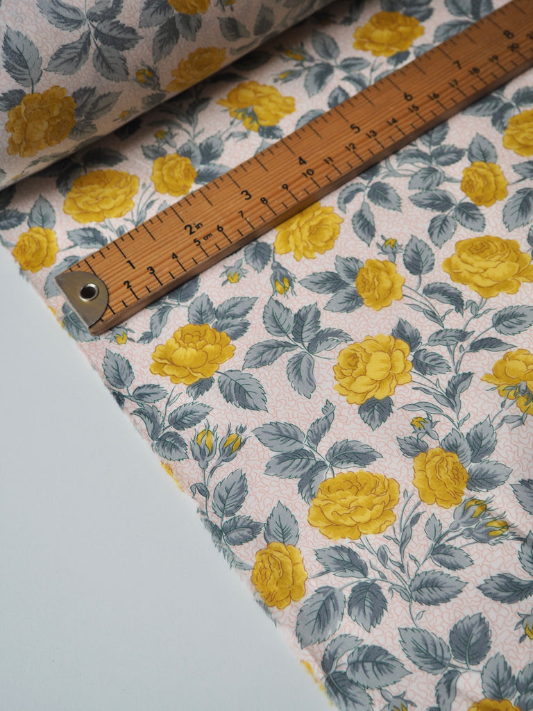 Liberty Yellow Rose Tana Cotton Lawn