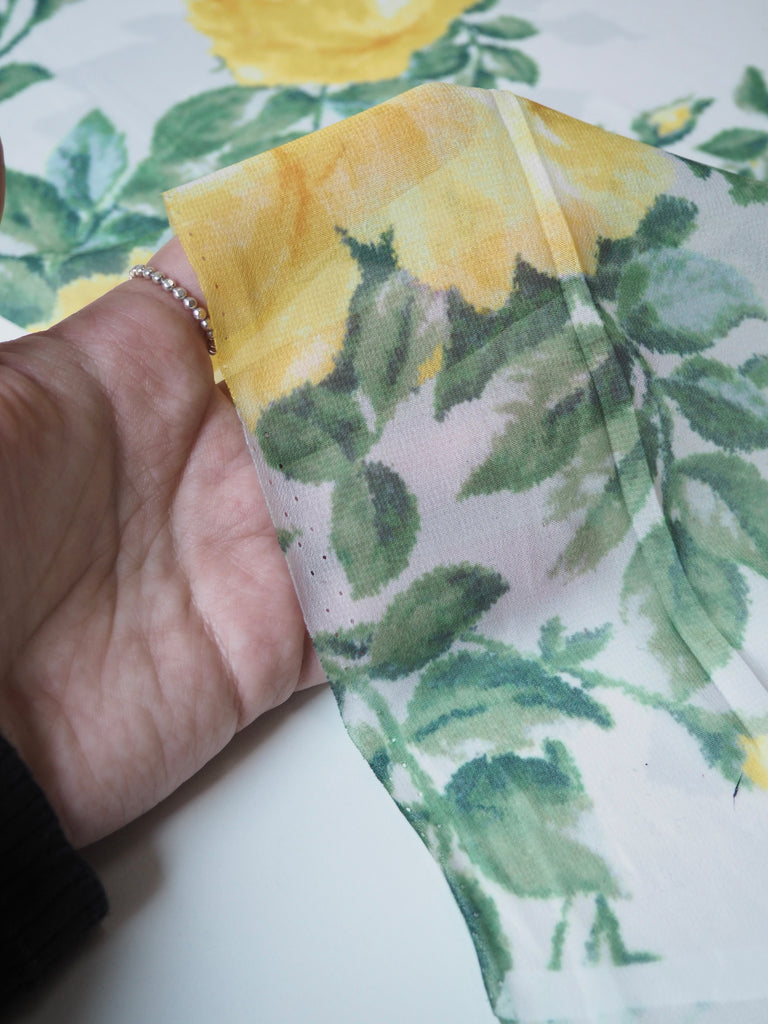Yellow Rose Chiffon