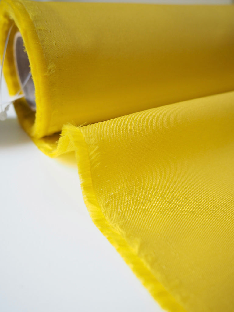 Electric Yellow Silk Gazar