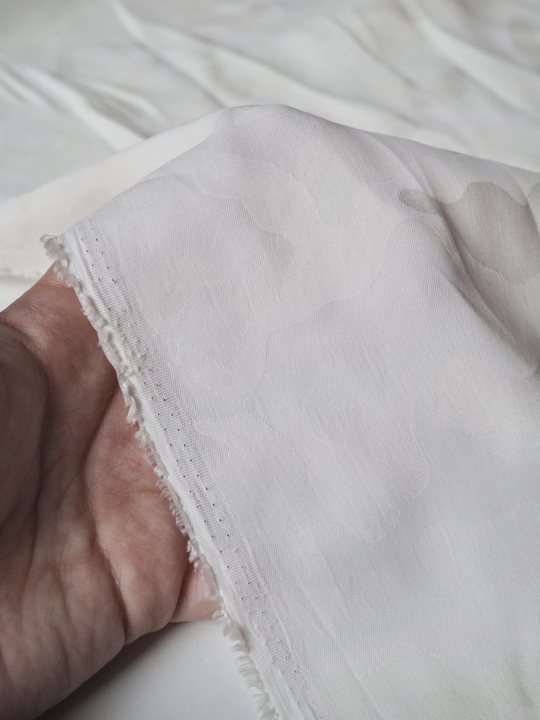 Ivory Camouflage Jacquard