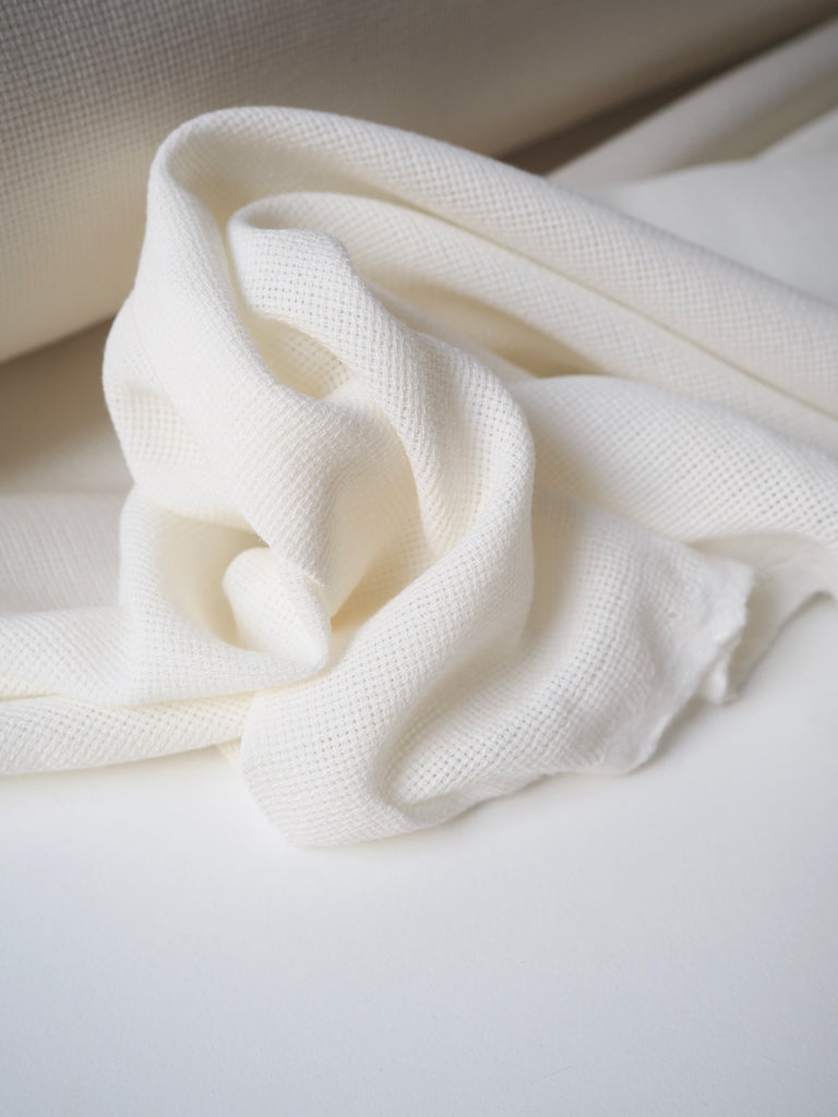 Ivory Wool Muslin