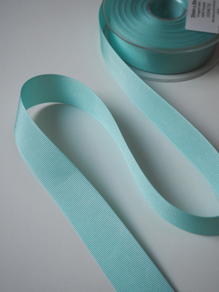 Ocean Grosgrain Ribbon 25mm