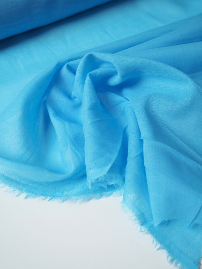 Ocean Blue Cotton Voile