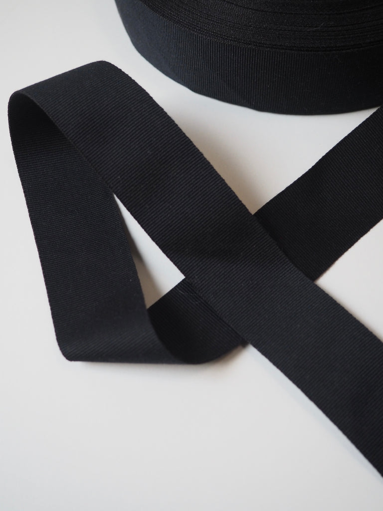 Black Grosgrain Tape 36mm