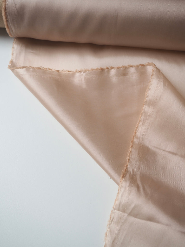 Almond Viscose Satin Lining