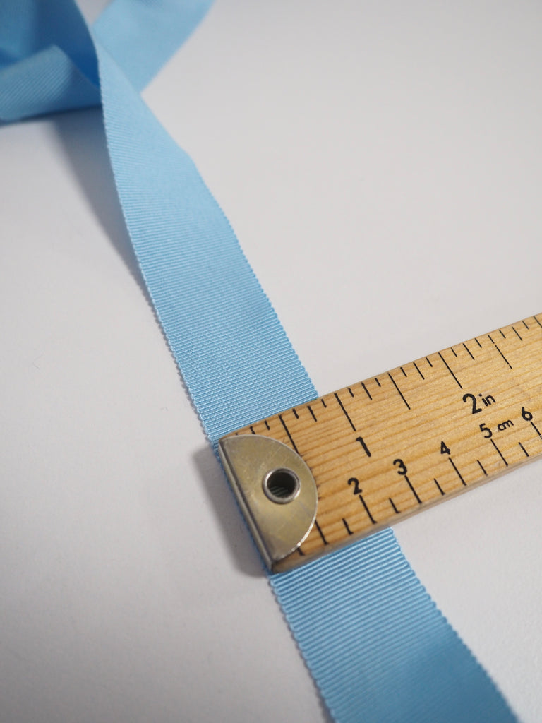 Shindo Sky Blue Grosgrain Ribbon 25mm