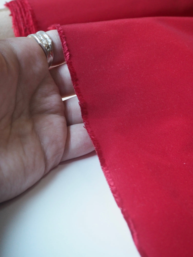 Red Silk Taffeta