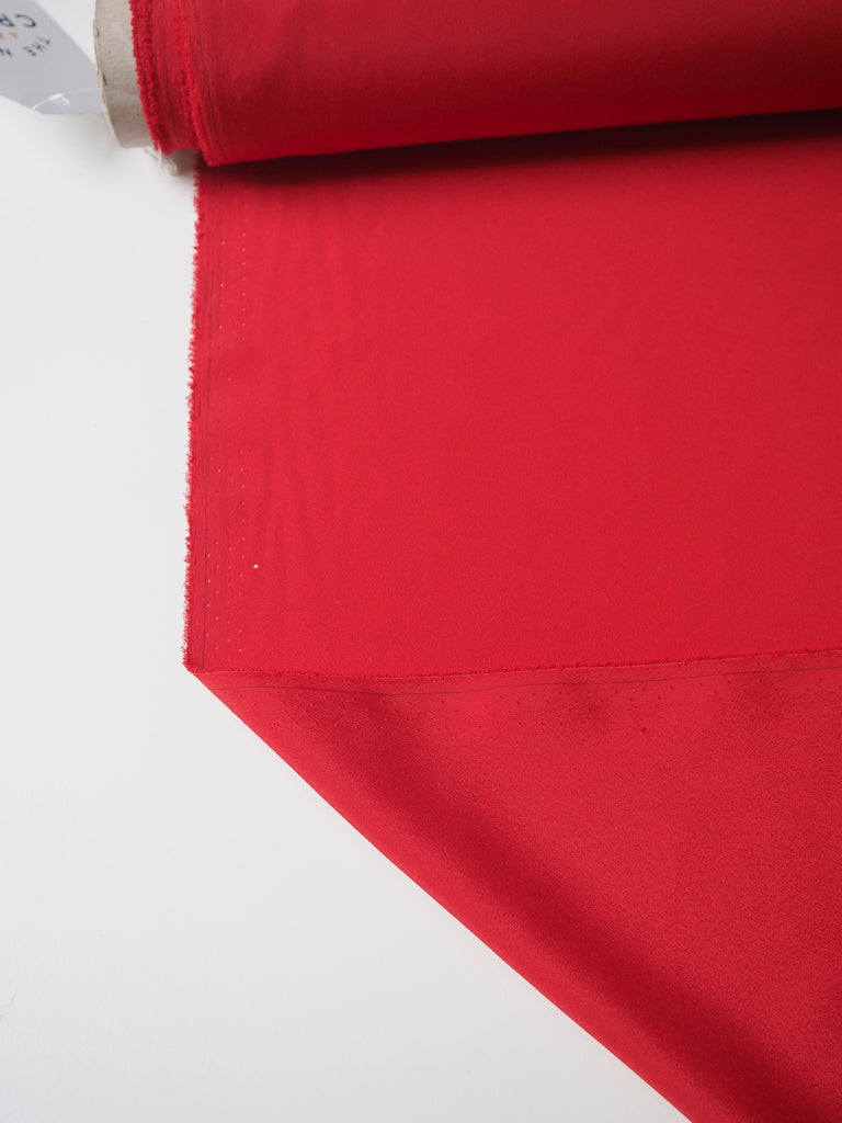 Red Crepe de Chine