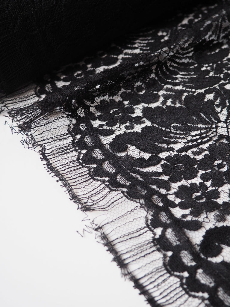 Black Butterfly French Lace