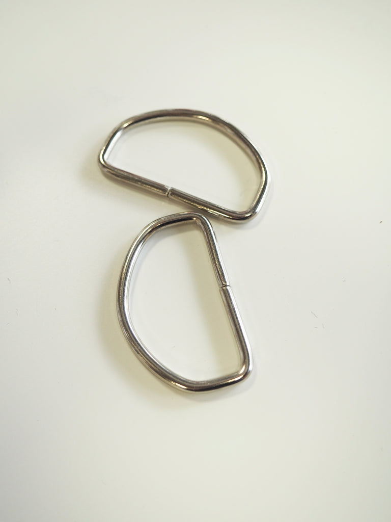 Silver D-ring 45mm