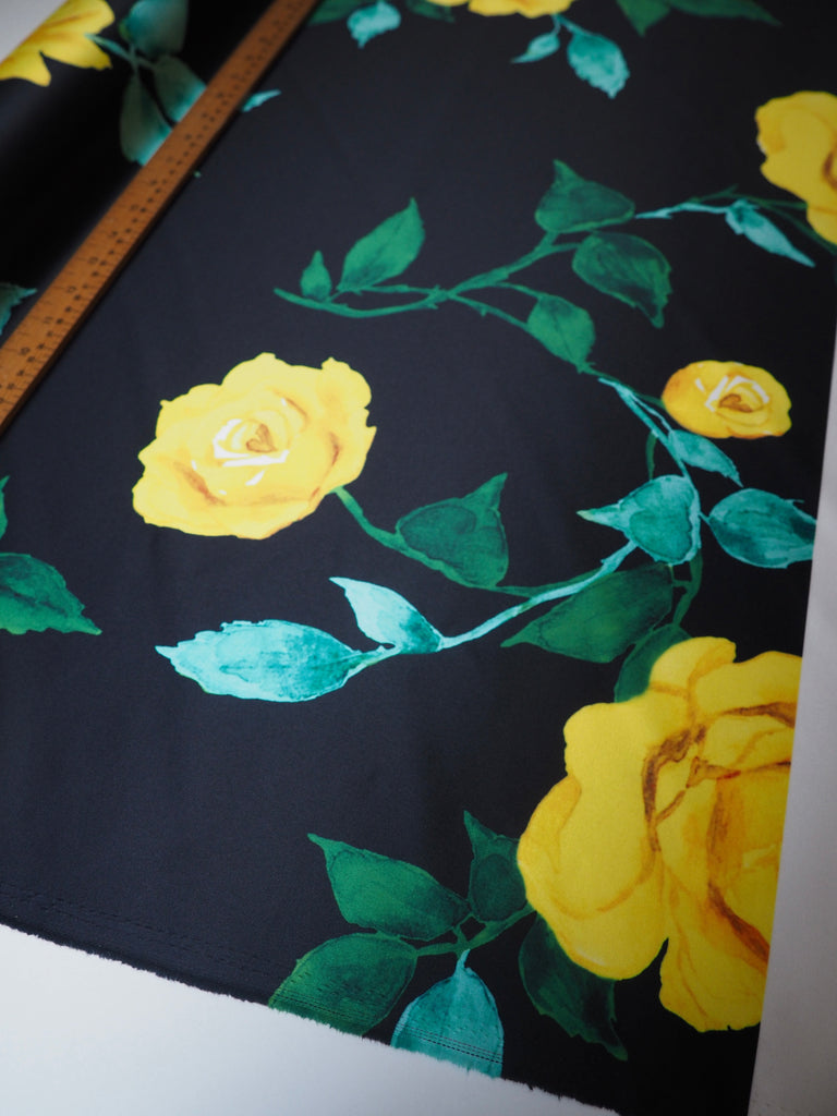 Yellow Rose Heavy Satin