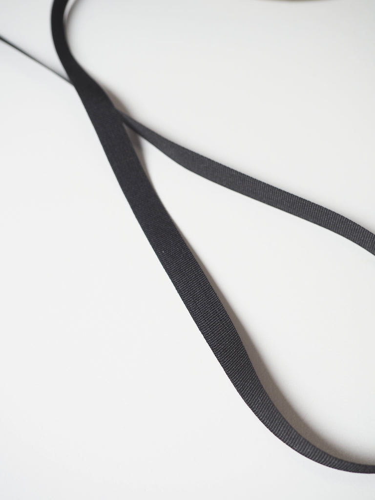 Black Grosgrain Tape 10mm