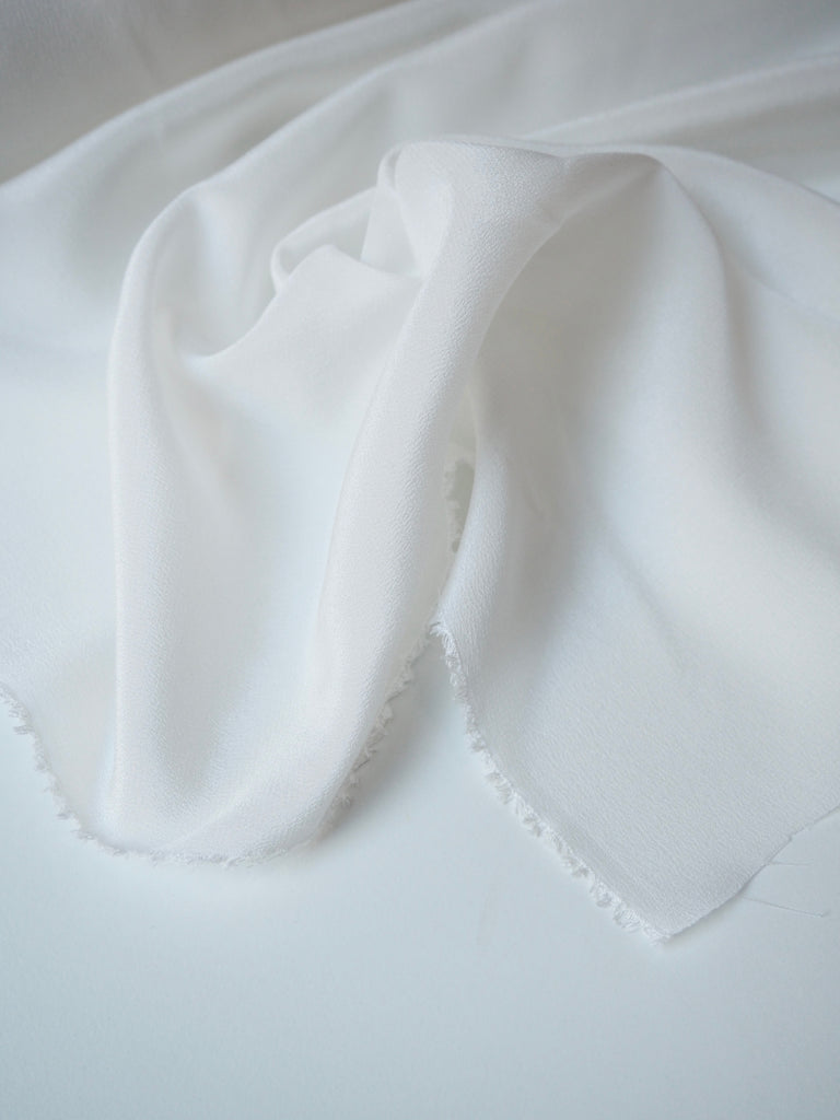 Ivory Silk Crepe de Chine