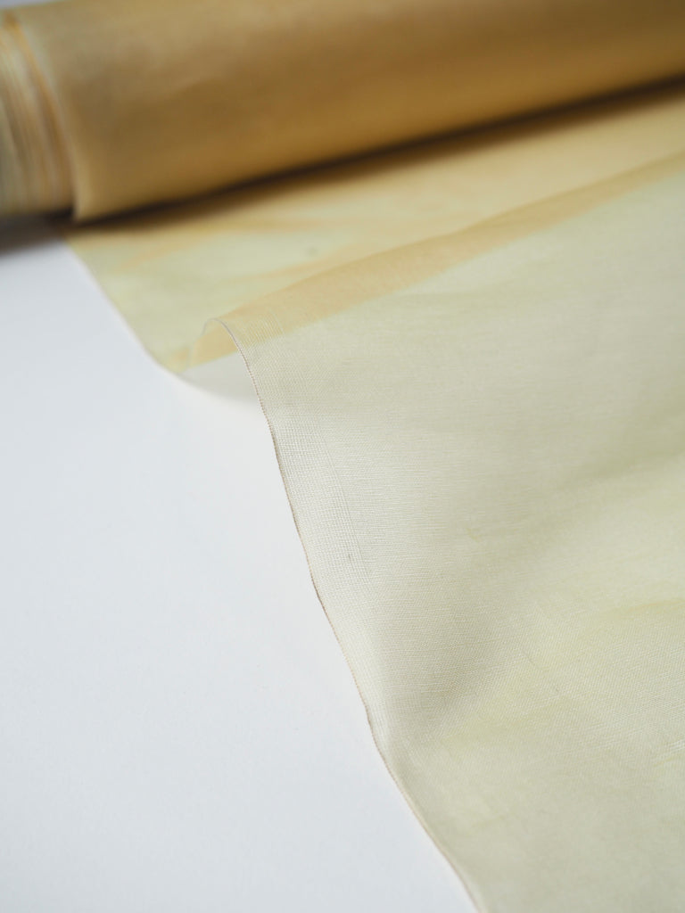 Sun Yellow Silk Organza