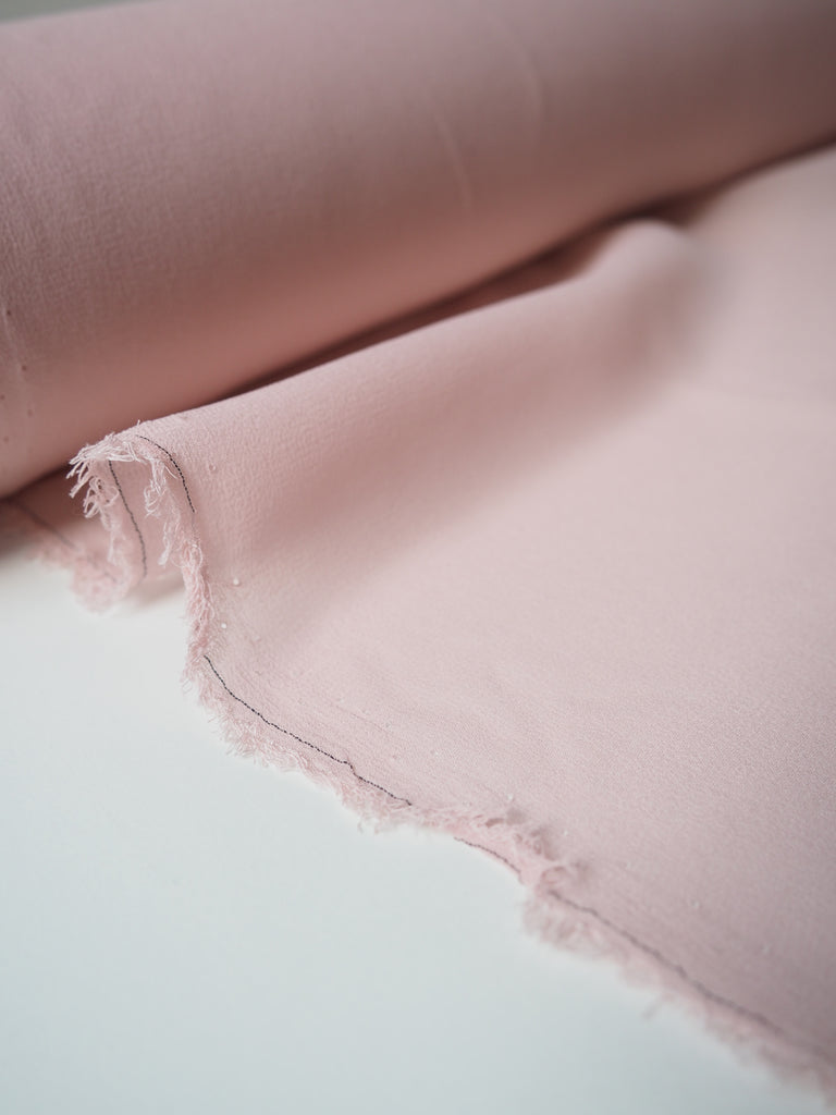 Salmon Silk Chiffon