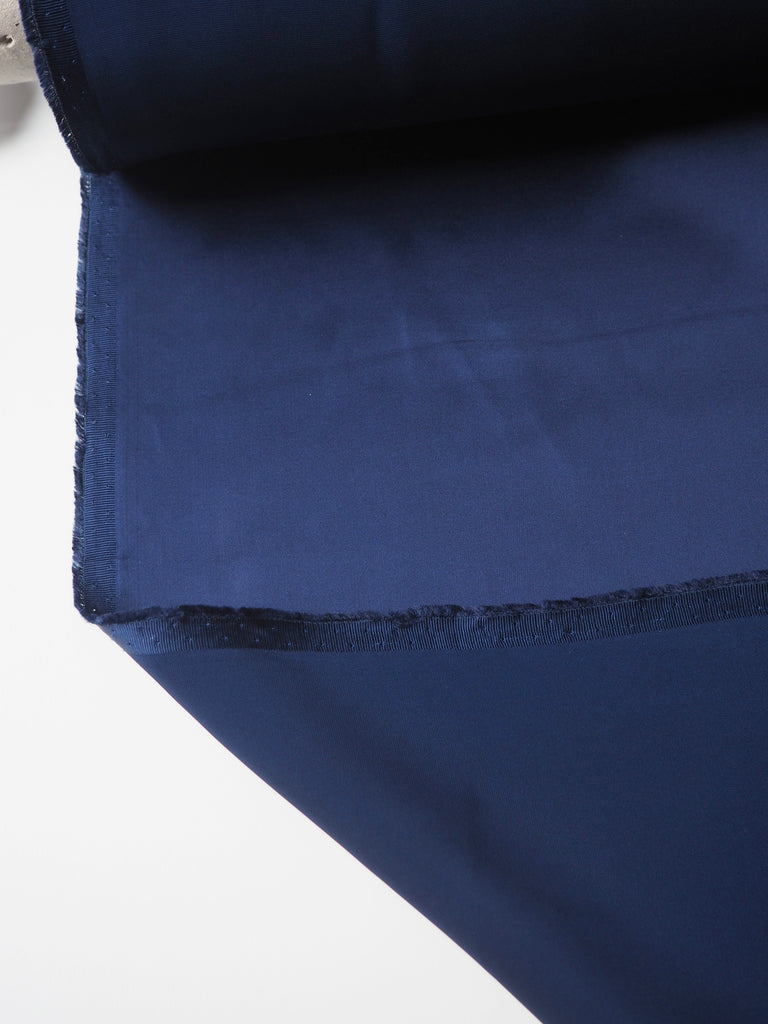 Blue Viscose Satin