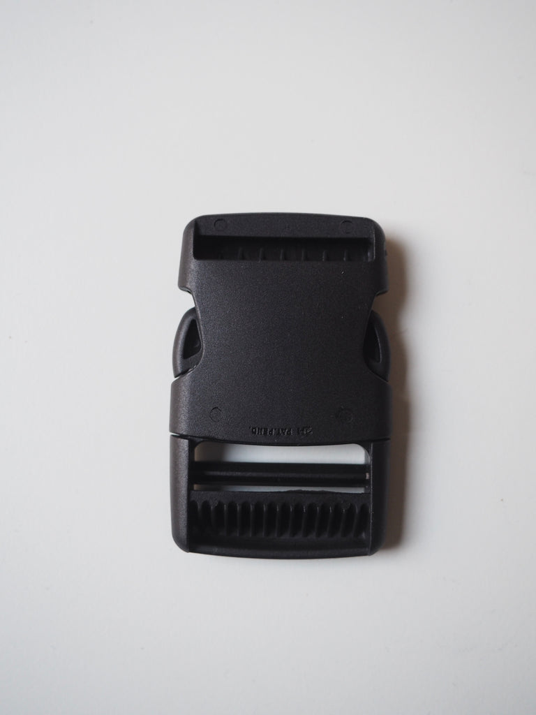 Black Rounded Sleek Side Release Buckle 50mm