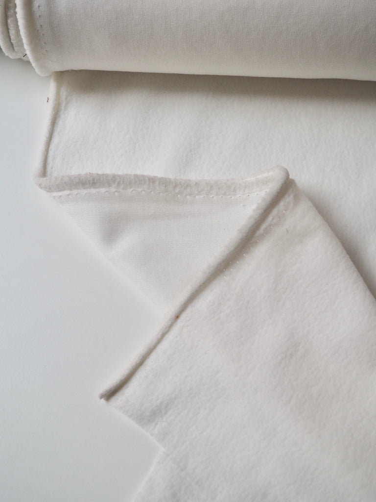 Off-White Polar Fleece-Backed Jersey