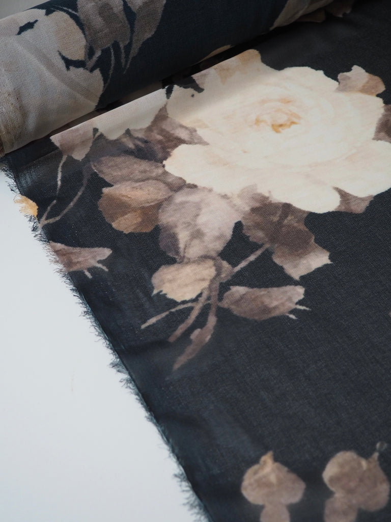 Pale Yellow Rose Chiffon