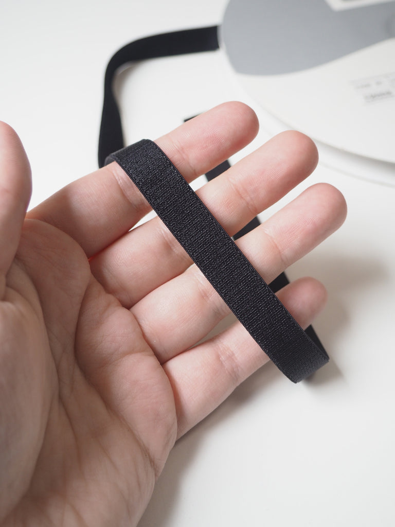 Shindo Black Satin Elastic 12mm