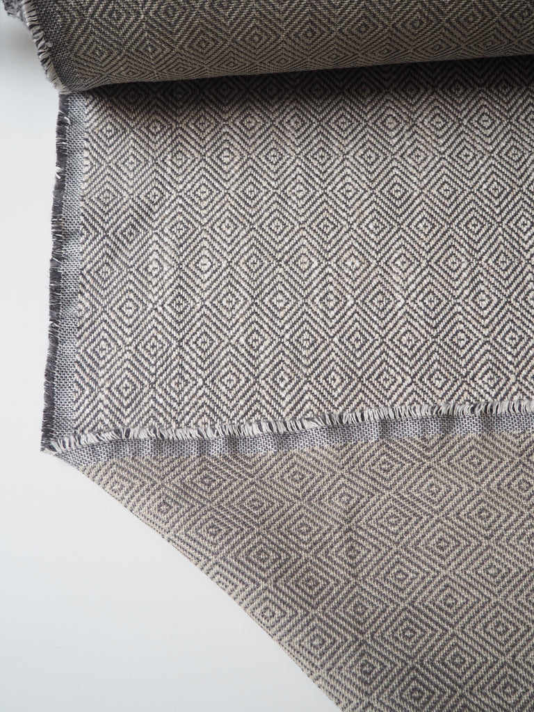 Grey Diamond Jacquard