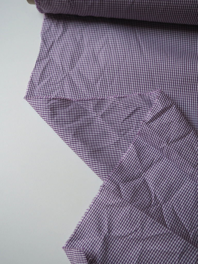 Purple Cotton Gingham