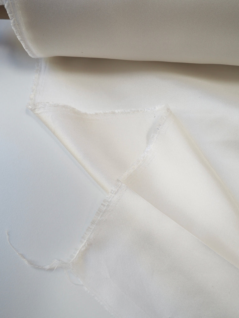 White Silk Twill